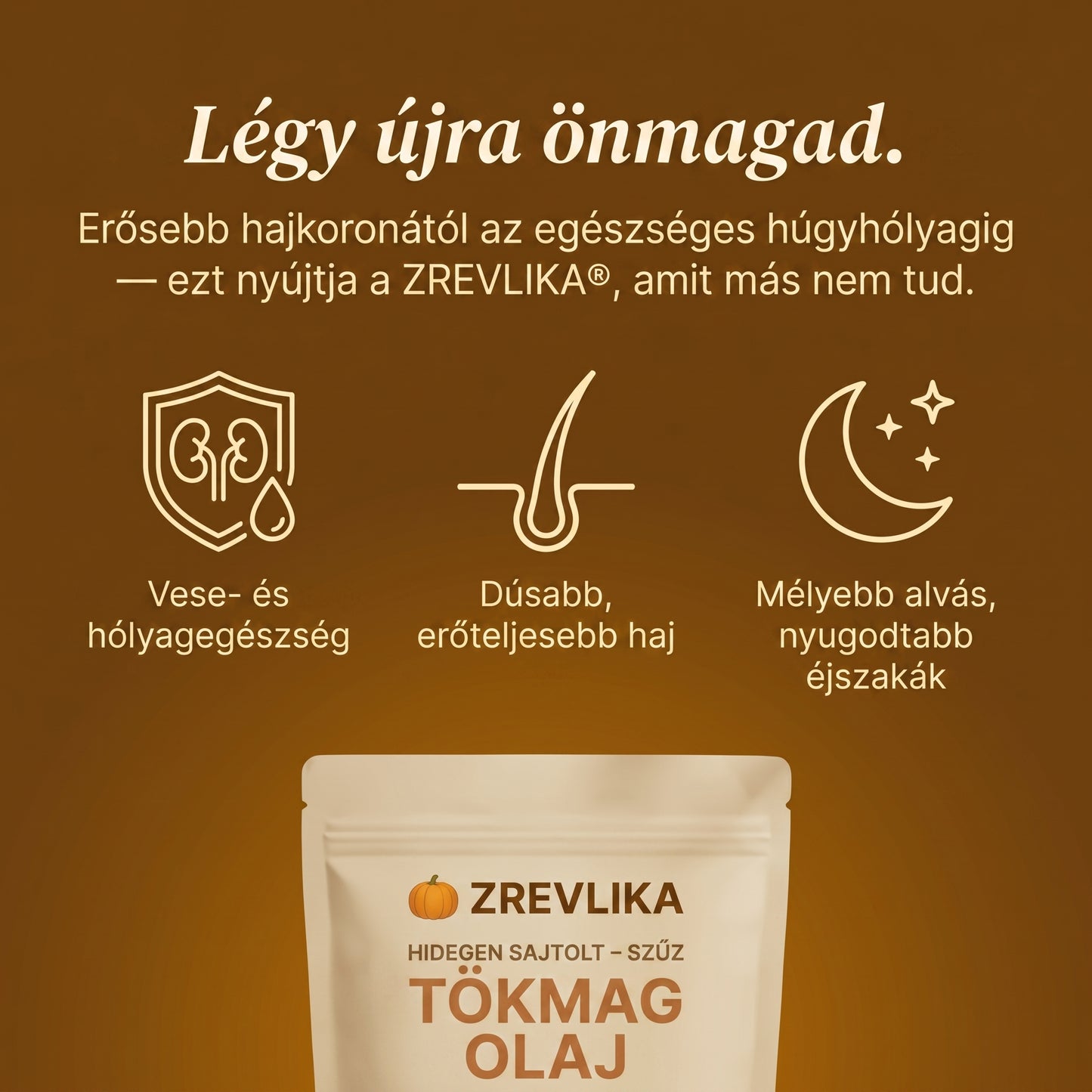 Zrevlika® Tökmagolaj 3.000 mg — 60 lágyzselatin kapszula