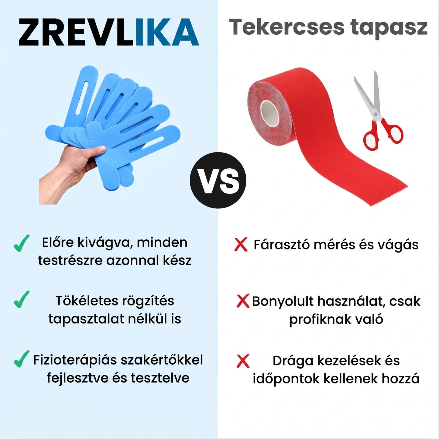 Zrevlika™ – Térdtámasz – 10 darab